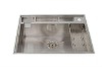 Double bowl with drainer S/S 304 kitchen sink