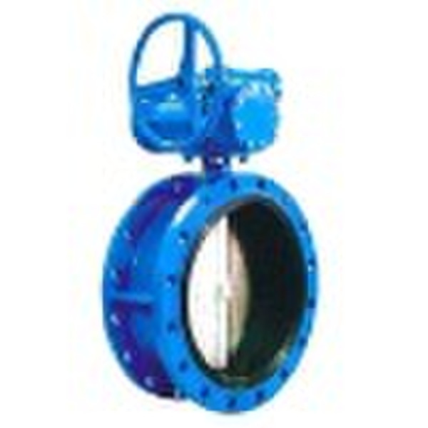 flanged concentric disc butterfly valve