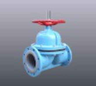 teflon lined  diaphragm valve(weir type)