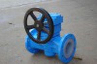 teflon lined sleeved plug valve