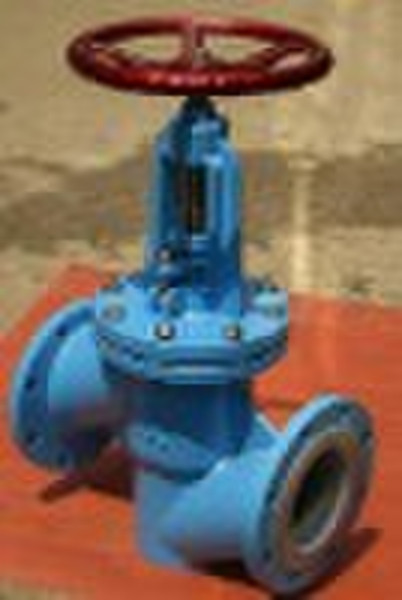 Teflon lined globe valve