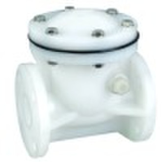 PVDF swing check valve