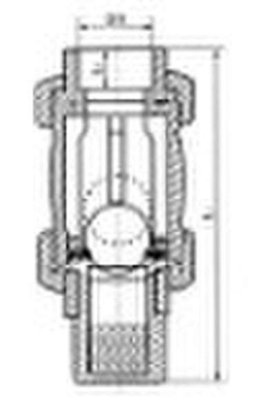 plastic socket foot valve