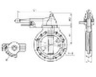 plastic butterfly valve