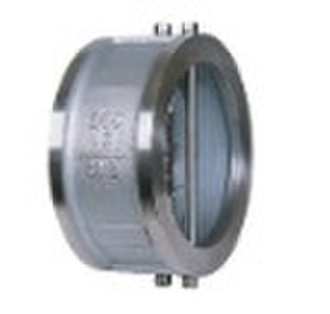 wafer dual disc check valve