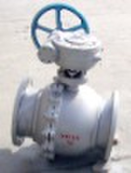 Worm gear fluctuation ball valve