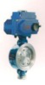 Electric wafer hard sealing butterfly valves