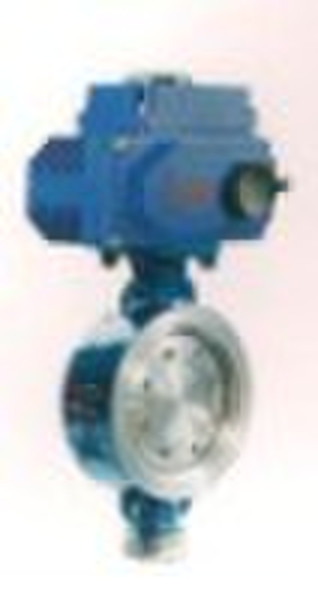 Electric wafer hard sealing butterfly valves