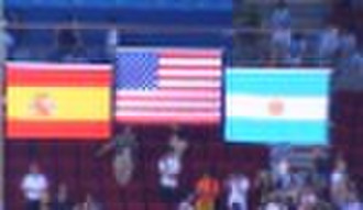 Beijing Olympic Spielniveau Medal Award flag