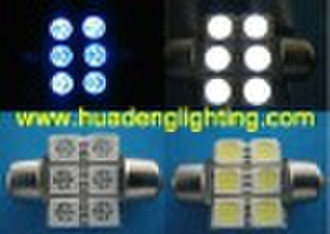 auto LED-Lampe (Girlande-T10 * 31mm-6SMD-5050)