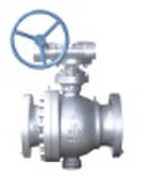 worm gear trunnion ball valve