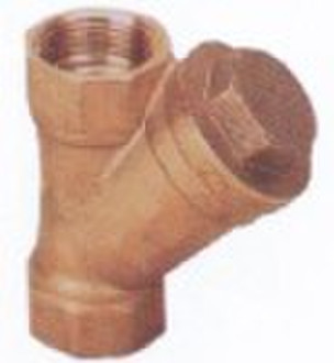 brass y strainer valve