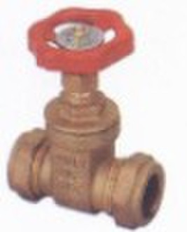 brass gate valve with compression