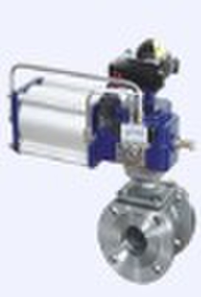 The stainless steel flange pneumatic control valve