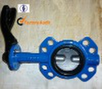 Half lug butterfly valve