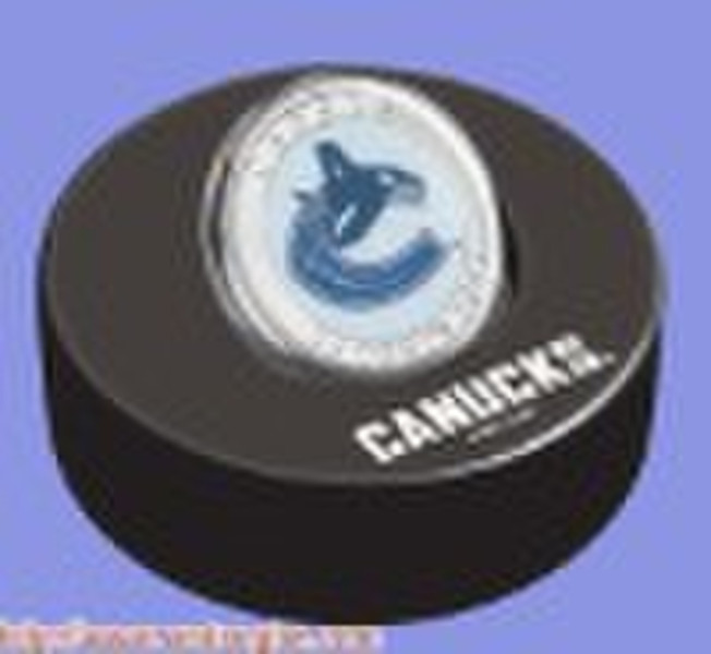 rubber hockey puck