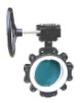 Half Lining Manual-operated Nylon Butterfly Valve