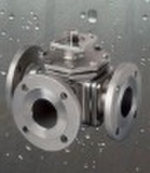 Three way ball valve