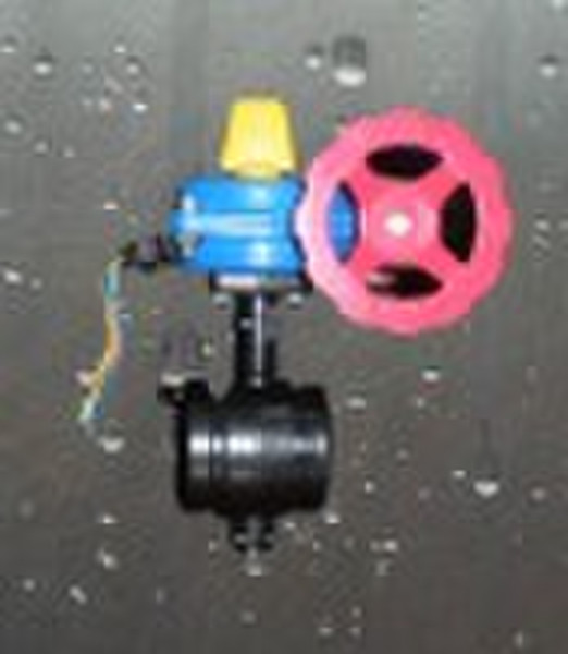 Grooved butterfly valve