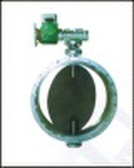 Flanged butterfly valve pneumatic ventilation