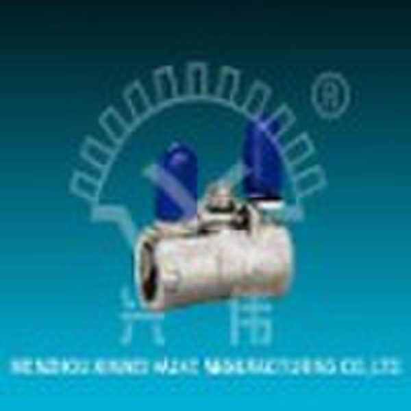 1pc stainless steel butterfly handle ball valve