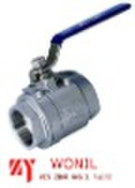 two pipe thread ball valve(stainless steel pipe ba