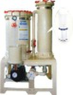 Special activated carbon filter towers