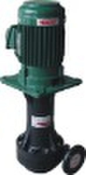 Vertical acid pump idling