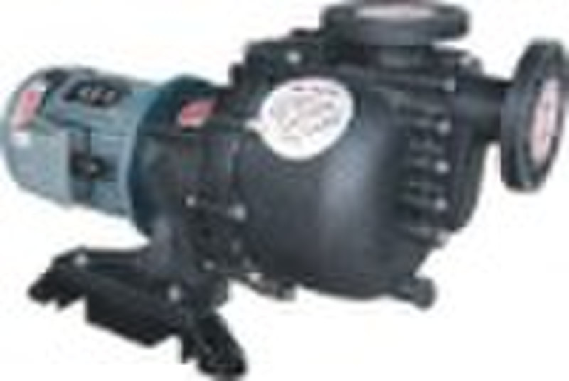 Coaxial acid self-suction pump