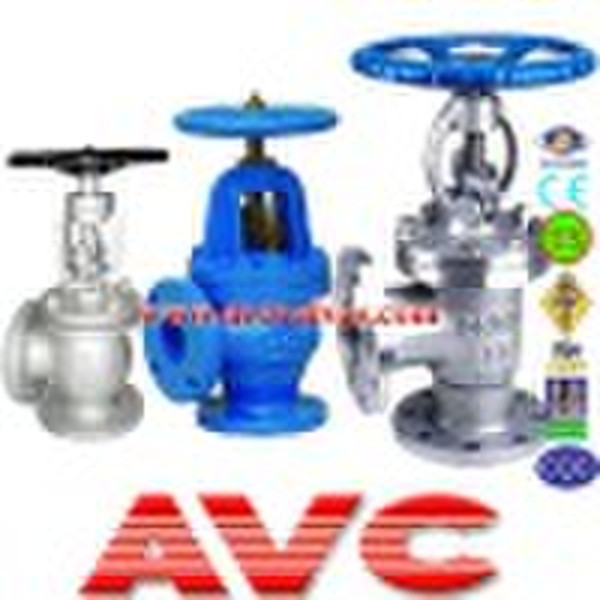 AVC DIN Angle Globe Valve