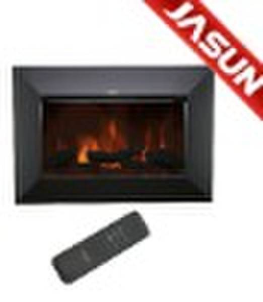 Wandmontage Elektro-Kamin BLACK