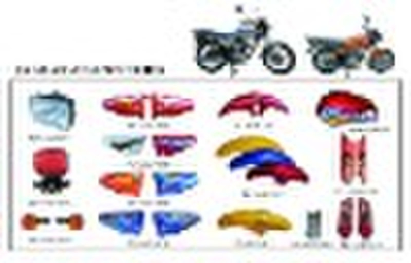 Motorcycle plastic part