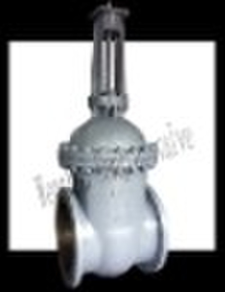 Rising-stem gate valve (wedge gate valve, gate val