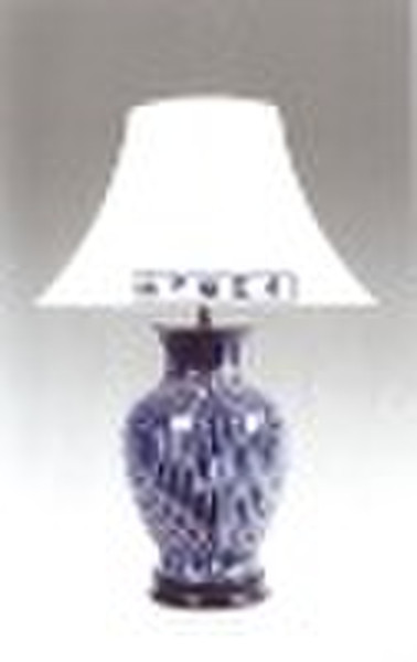 Monoglaze porcelain lamp