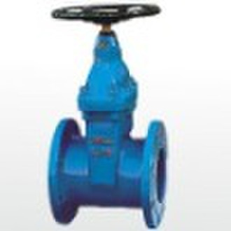 Non-rising stem resilient seated gate valve