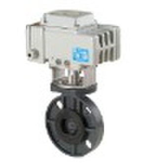 electronic UPVC butterfly valve