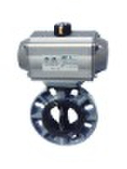 pneumatic UPVC butterfly valve