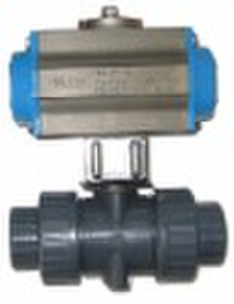 pneumatic UPVC union ball valve