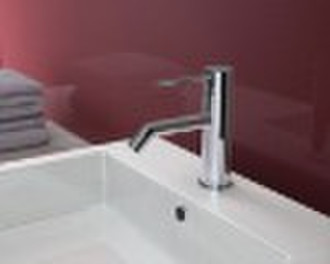 contemporary brass faucet with Chrome surface