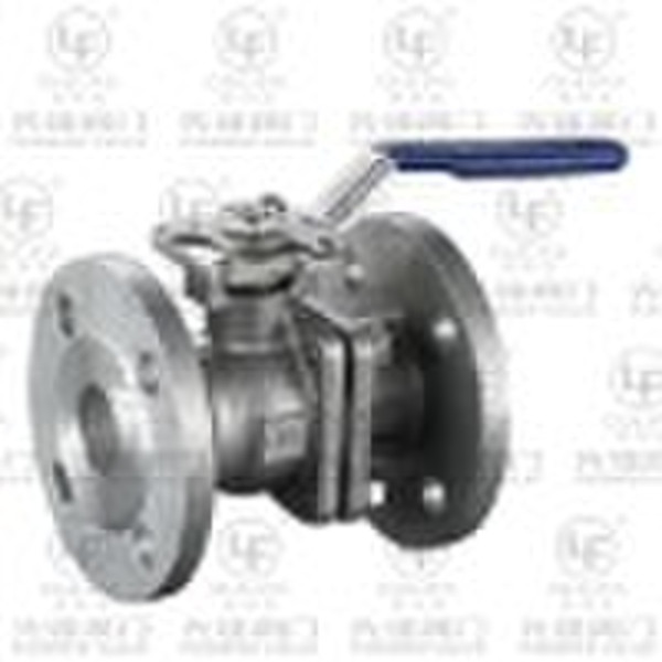 Direct mount flange ball valve