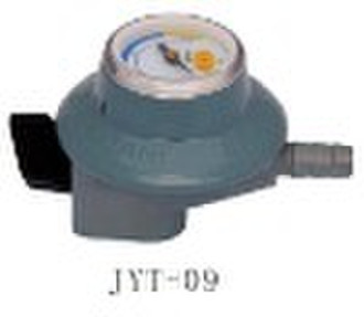 LPG regulator with meter