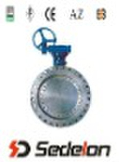 Tripe eccentric butterfly valve