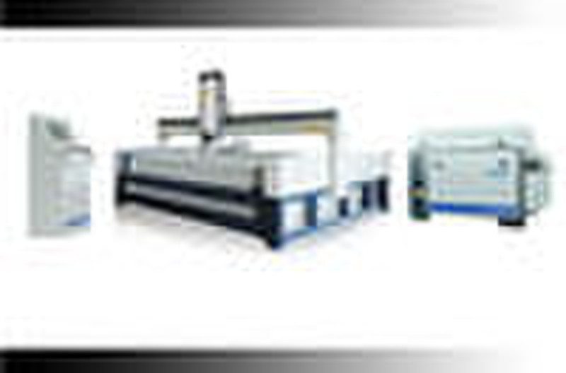 waterjet machine with KMT brand pump