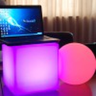 LED Light Cube Stool Chair Furniture