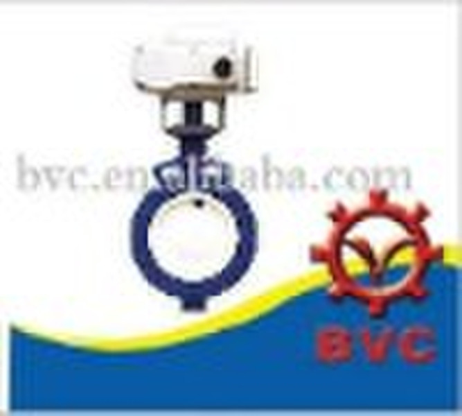 Electric wafer soft sealing butterfly valve