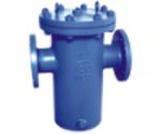 Basket strainer valve