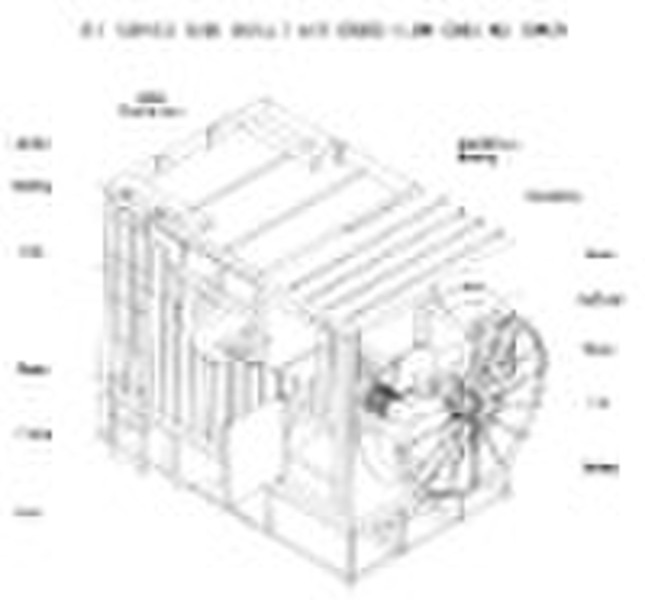 Side-Outlet Air Cross-Flow Cooling Tower