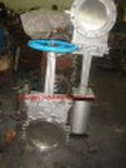 Manual knife gate valve