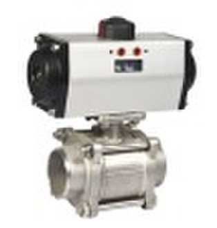 3pc pneumatic ball valve