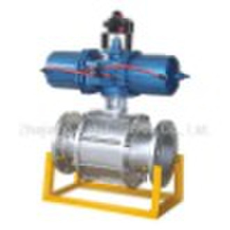 3-PC Pneumatic Actuated Flange Ball Valve (Q641F)